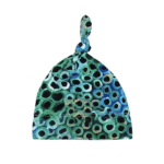Adjustable baby beanie in bamboo fabric for newborns